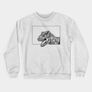 A Tyrannosaurus Rex Crewneck Sweatshirt